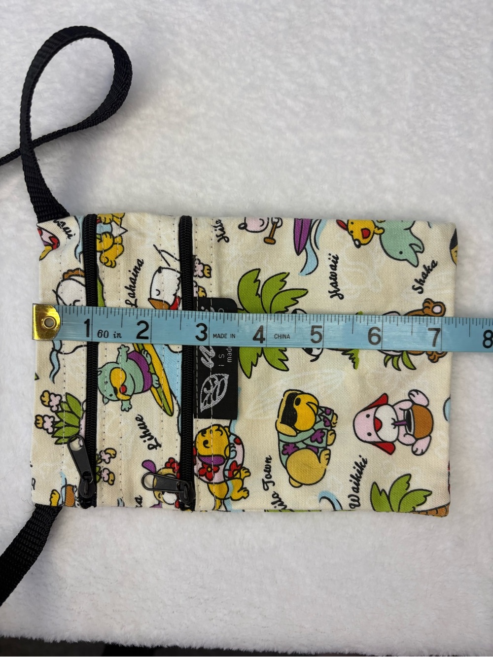 Nani Island Made in Hawaii Aloha Dogs Crossbody Phone Purse - Picture 7 of 8